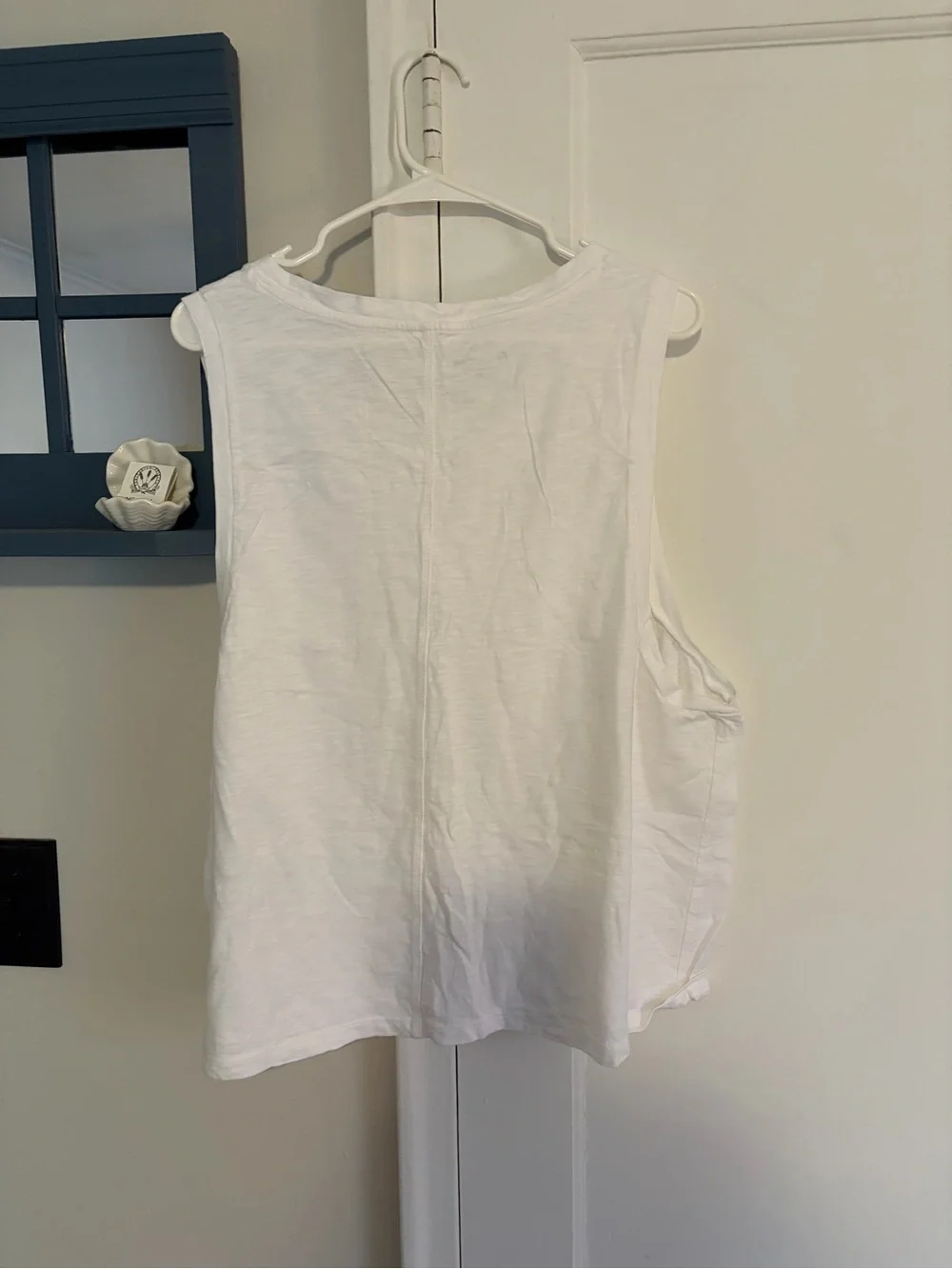 J. Crew White Sleeveless Tank Top